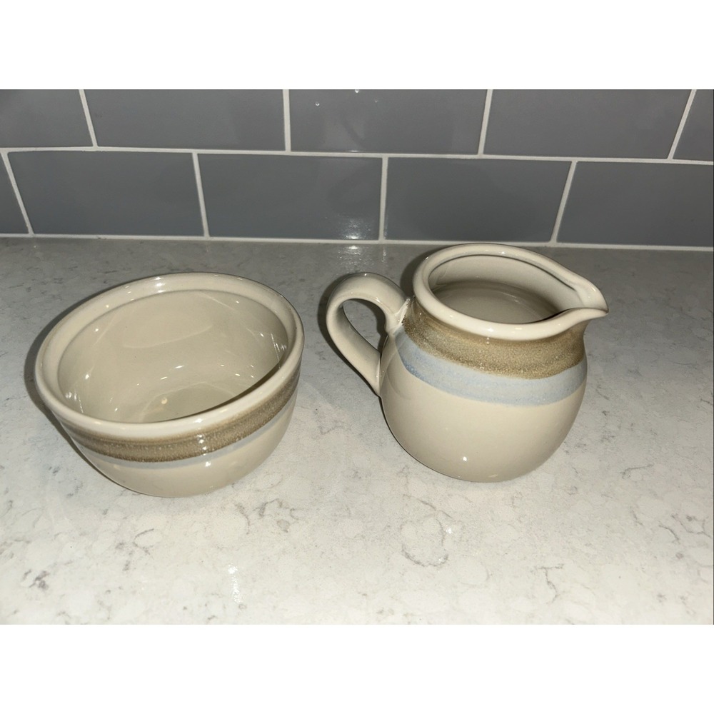 NORITAKE Painted Desert #8603‎ Creamer and Open Sugar Bowl